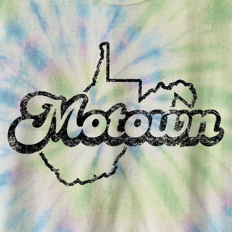 Motown WV Tie-Dye Youth Tee - Watercolor Spiral