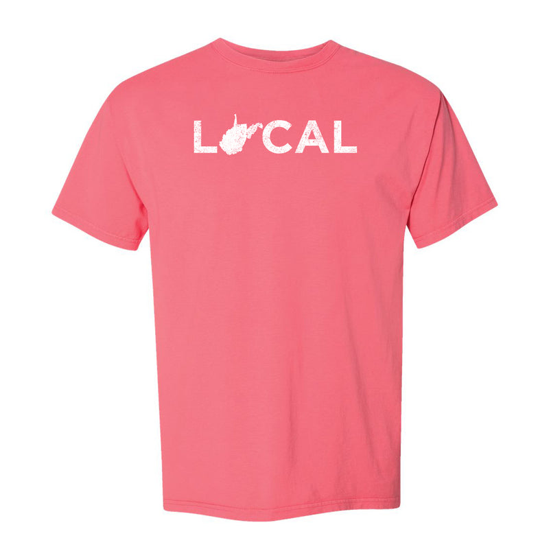 WV Local Garment-Dyed T-Shirt - Coral Craze