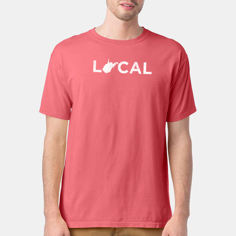 WV Local Garment-Dyed T-Shirt - Coral Craze