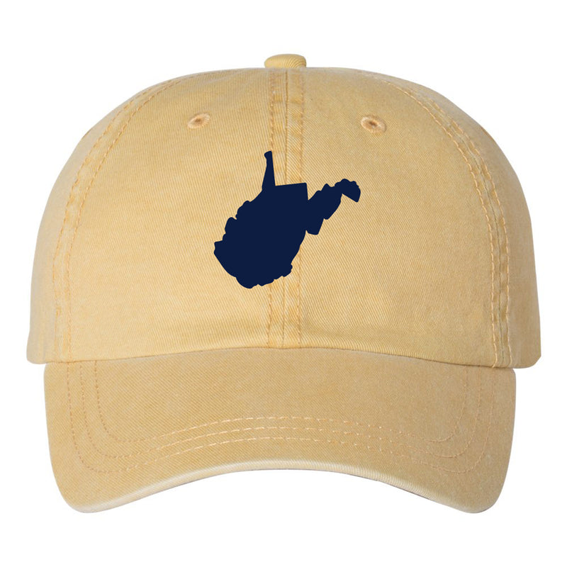 WV Silhouette Pigment-Dyed Hat - Mustard