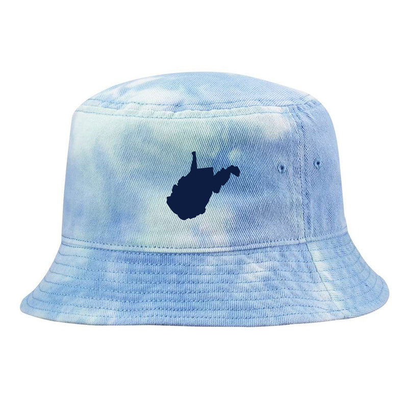 WV Silhouette Tie-Dye Bucket Hat - Sky