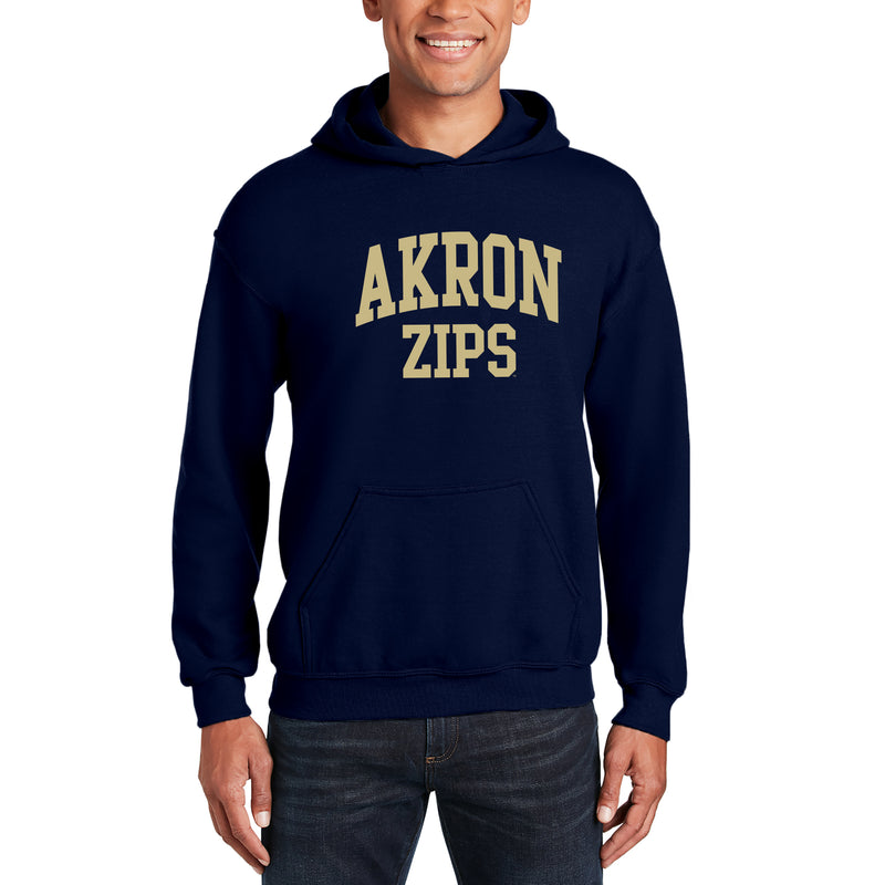 Akron Zips Arch Logo Hoodie - Navy