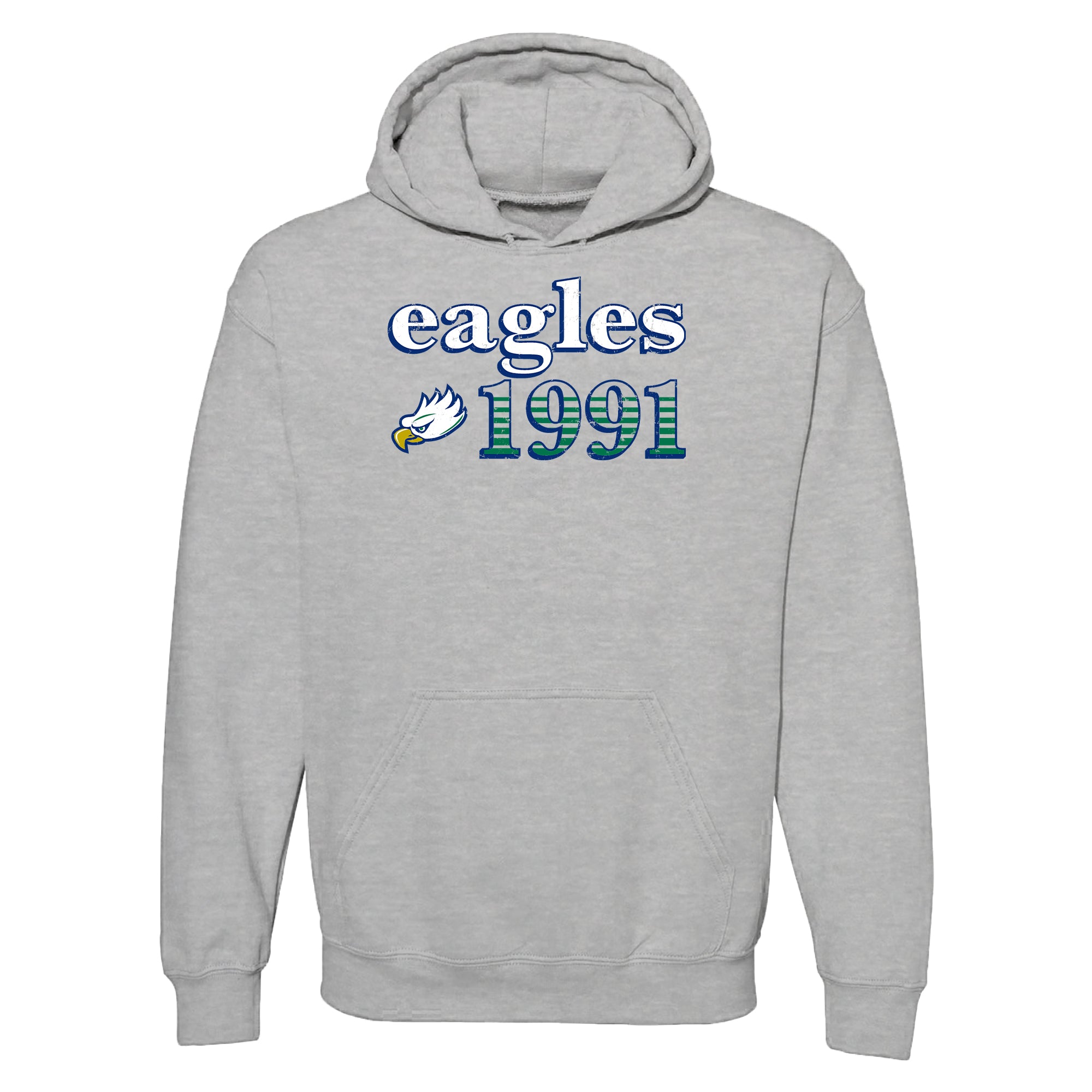 Eagles Throwback White Arch Hoodie XXXL