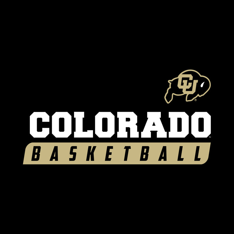 Colorado Basketball Slant T-Shirt - Black
