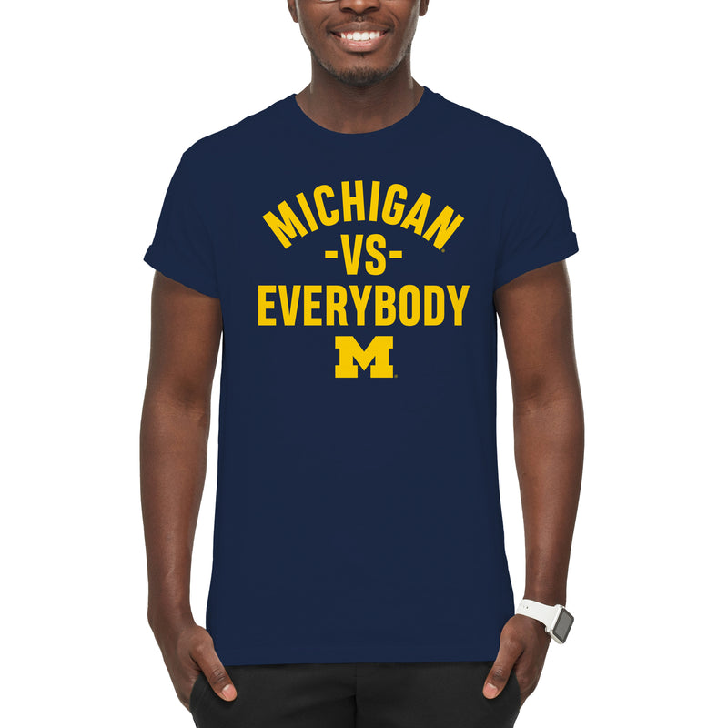 Michigan Vs Everybody T-Shirt - Navy