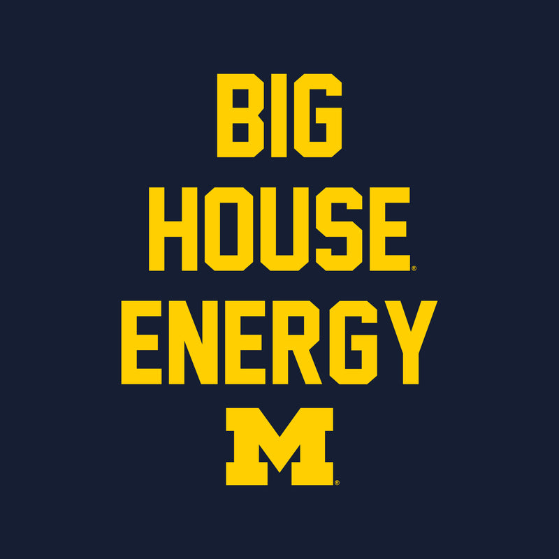 Michigan Big House Energy T-Shirt - Navy