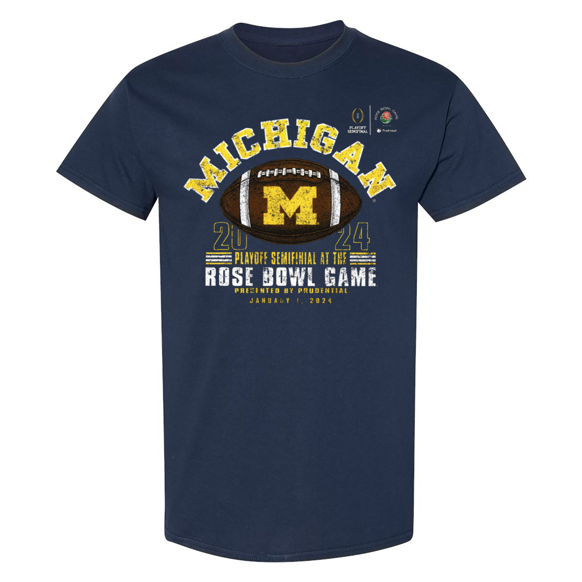 Michigan Rose Bowl 2023 Good Omen TShirt Navy