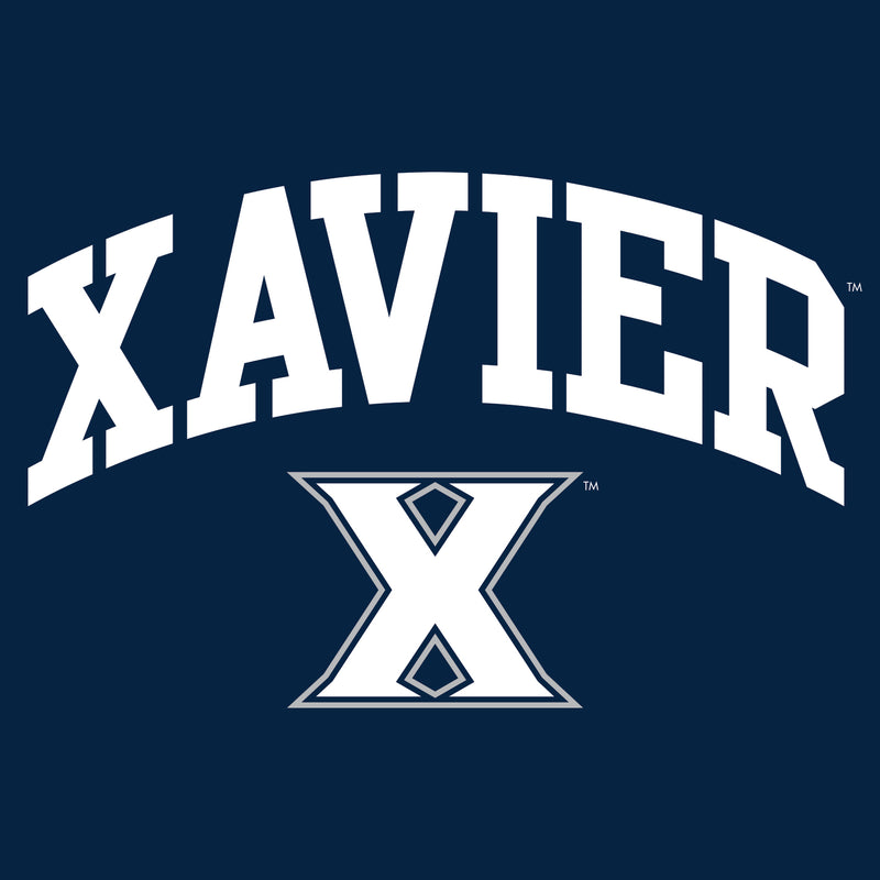 Xavier University Musketeers Arch Logo Heavy Blend Hoodie - Navy