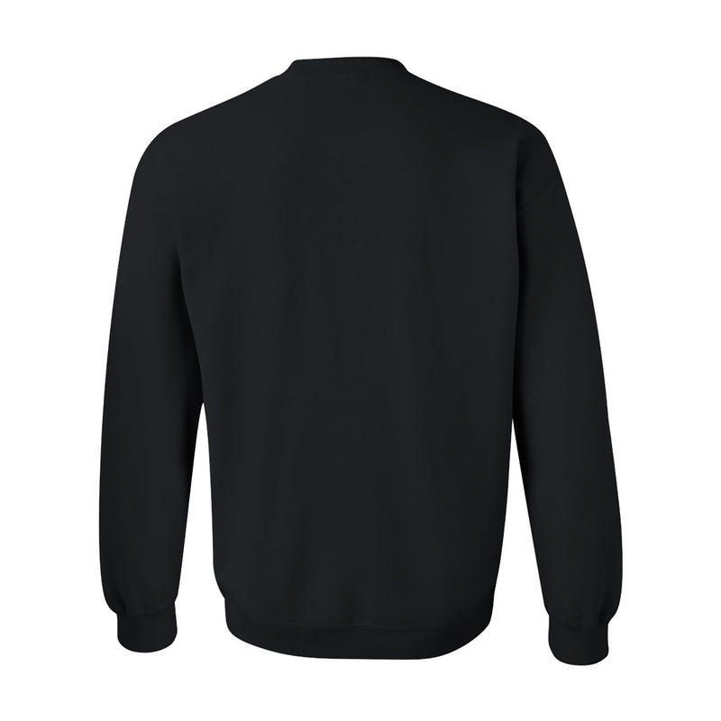 Classic Football Arch Left Chest Iowa Hawkeyes Heavy Blend Crewneck Sweatshirt - Black