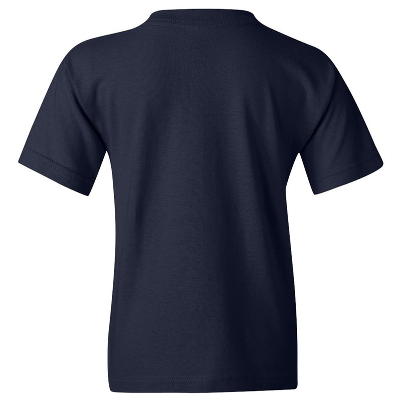 Xavier University Musketeers Primary Logo Youth Short Sleeve T Shirt - Navy