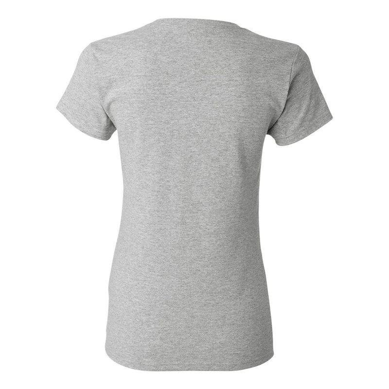 Delaware Blue Hens Primary Logo Womens T Shirt - Sport Grey