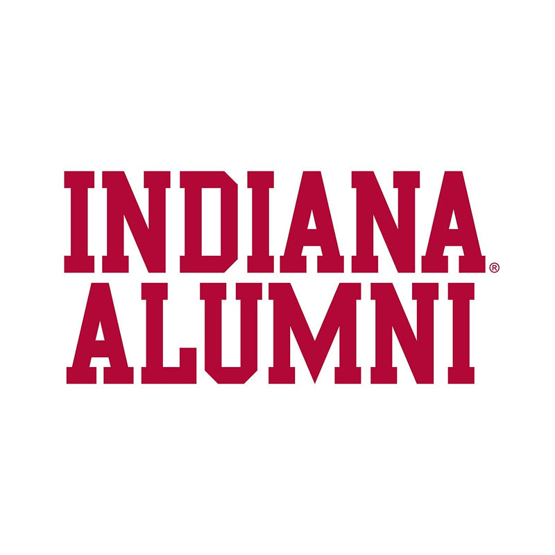 Indiana University Hoosiers Block Alumni Short Sleeve T-Shirt- White
