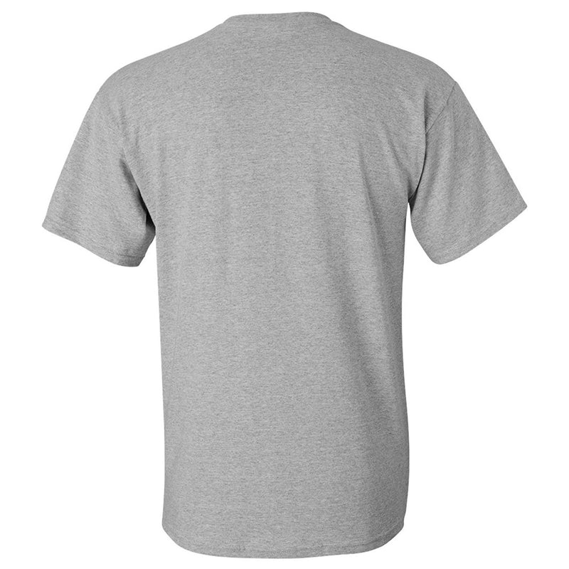 Estimated Arch University of Michigan Basic Cotton Short Sleeve T Shirt - Sport Grey