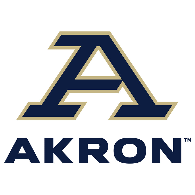 Akron Zips Primary Logo T Shirt - White