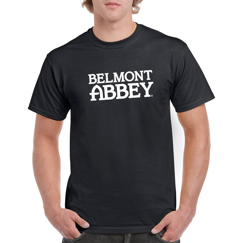 Belmont Abbey College Crusaders Basic Block Short Sleeve T Shirt - Black