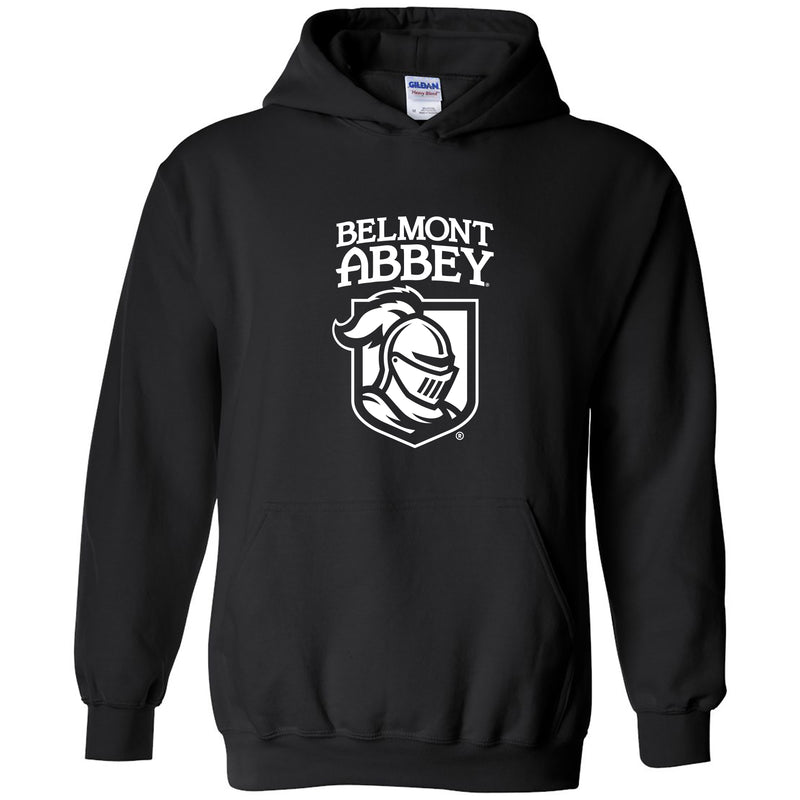 Belmont Abbey College Crusaders Arch Logo Hoodie - Black