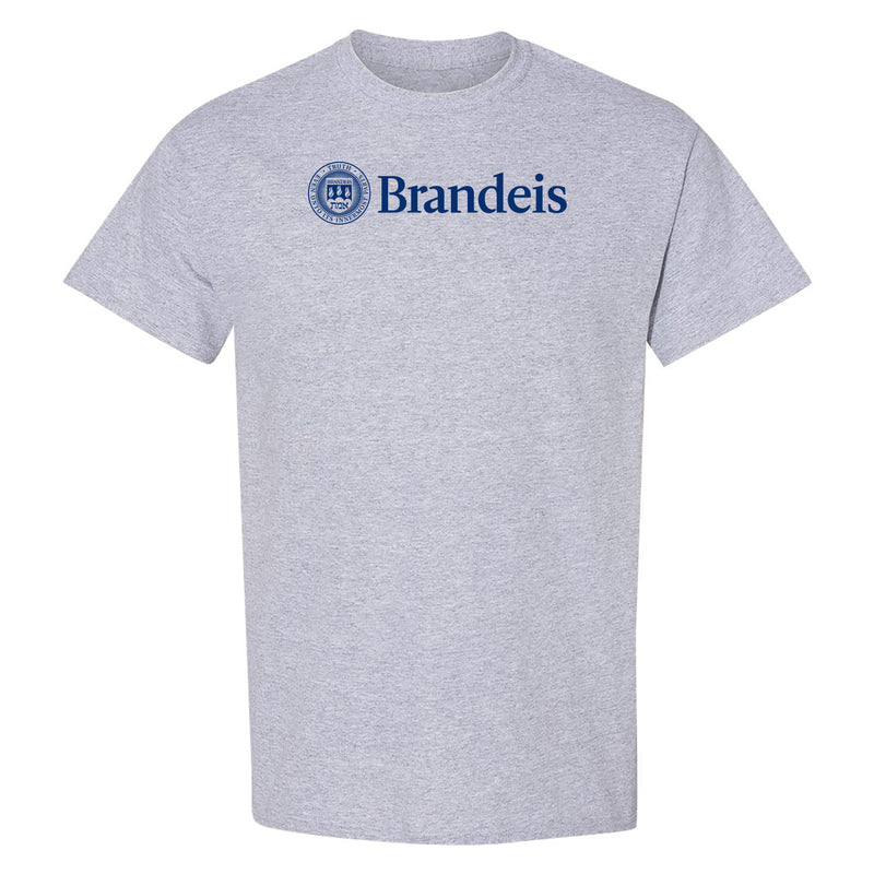 Brandeis Judges Institutional Logo T Shirt - Sport Grey