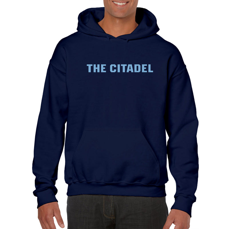 The Citadel Bulldogs Basic Block Hooded Sweatshirt - Navy