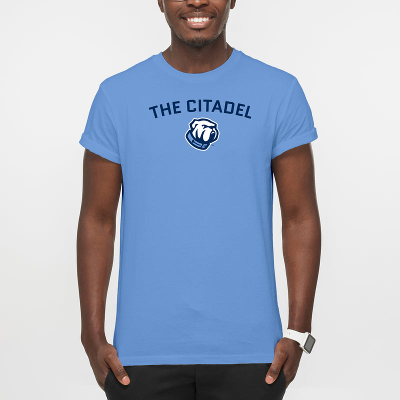 The Citadel Bulldogs Arch Logo Short Sleeve T-Shirt - Carolina Blue