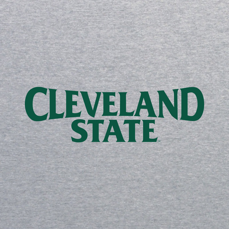 Cleveland State Vikings Basic Block T Shirt - Sport Grey