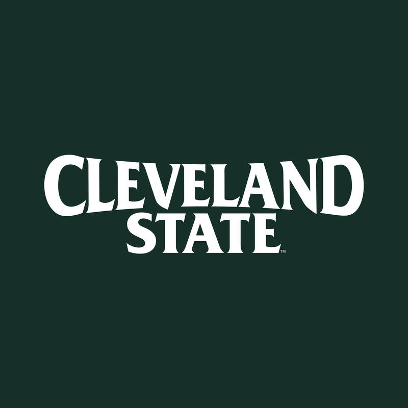 Cleveland State Vikings Basic Block Long Sleeve T Shirt - Forest