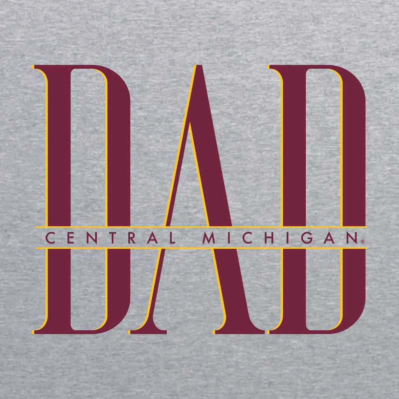 Central Michigan Classic Dad Crewneck - Sport Grey