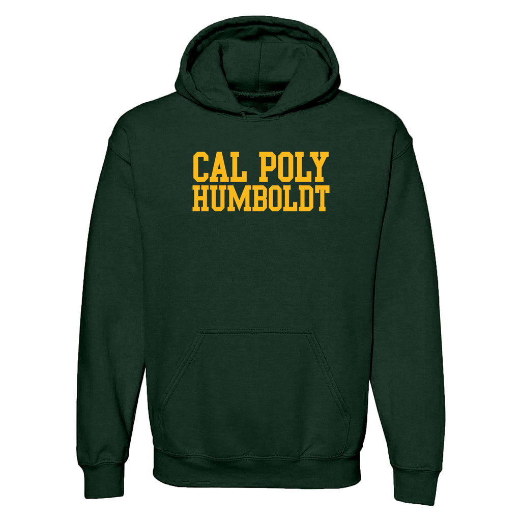Cal Poly Humboldt Lumberjacks Basic Block Hoodie - Forest - Underground ...