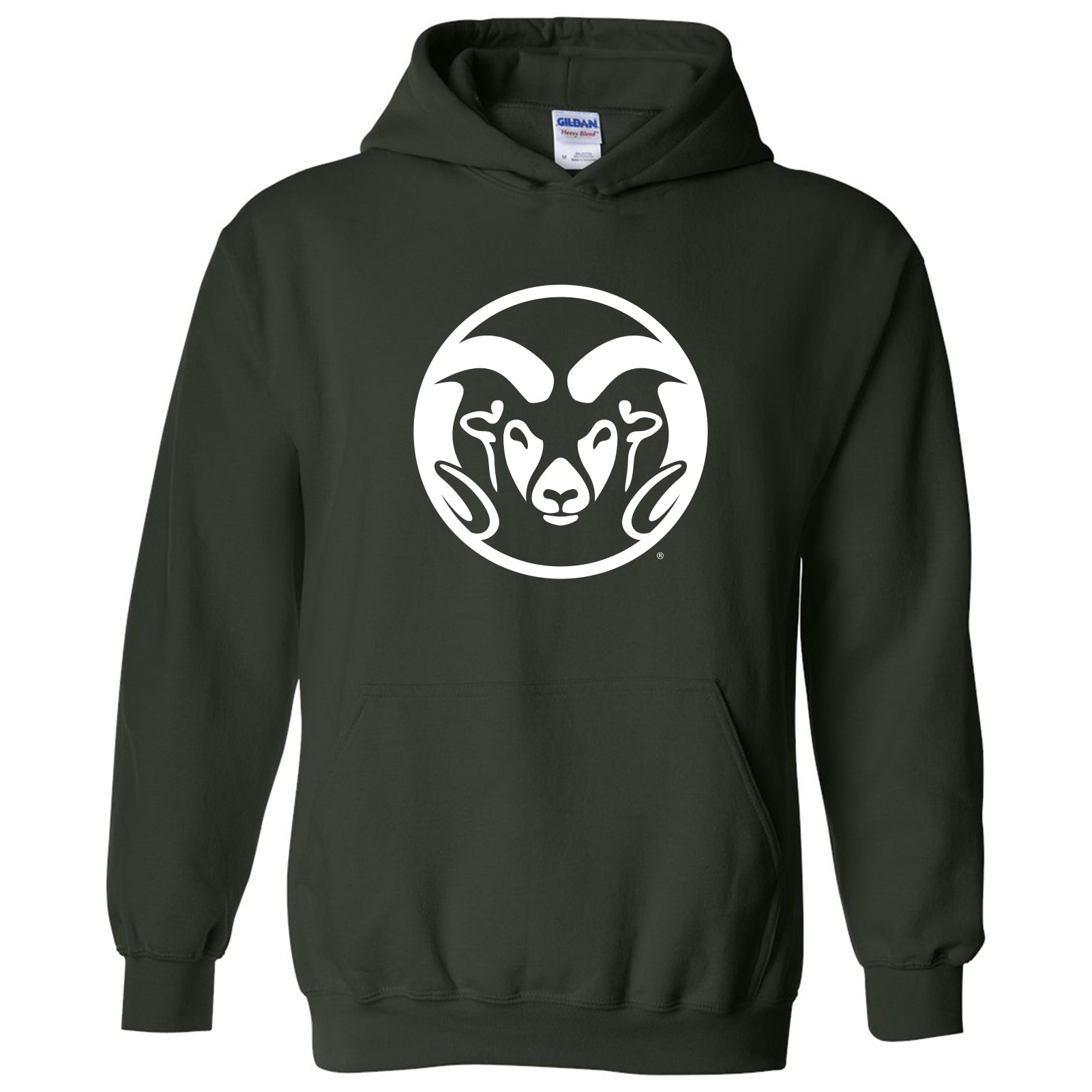 Colorado State University Rams Pullover Hoodie Sweatshirt Gray (L