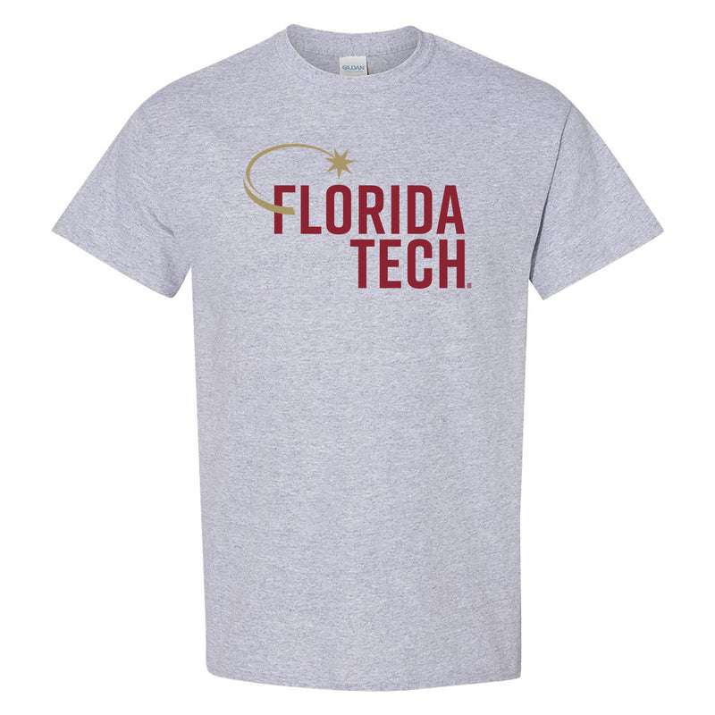 Florida Institute of Technology Panthers Institutional Logo Short Sleeve T Shirt - Sport Grey
