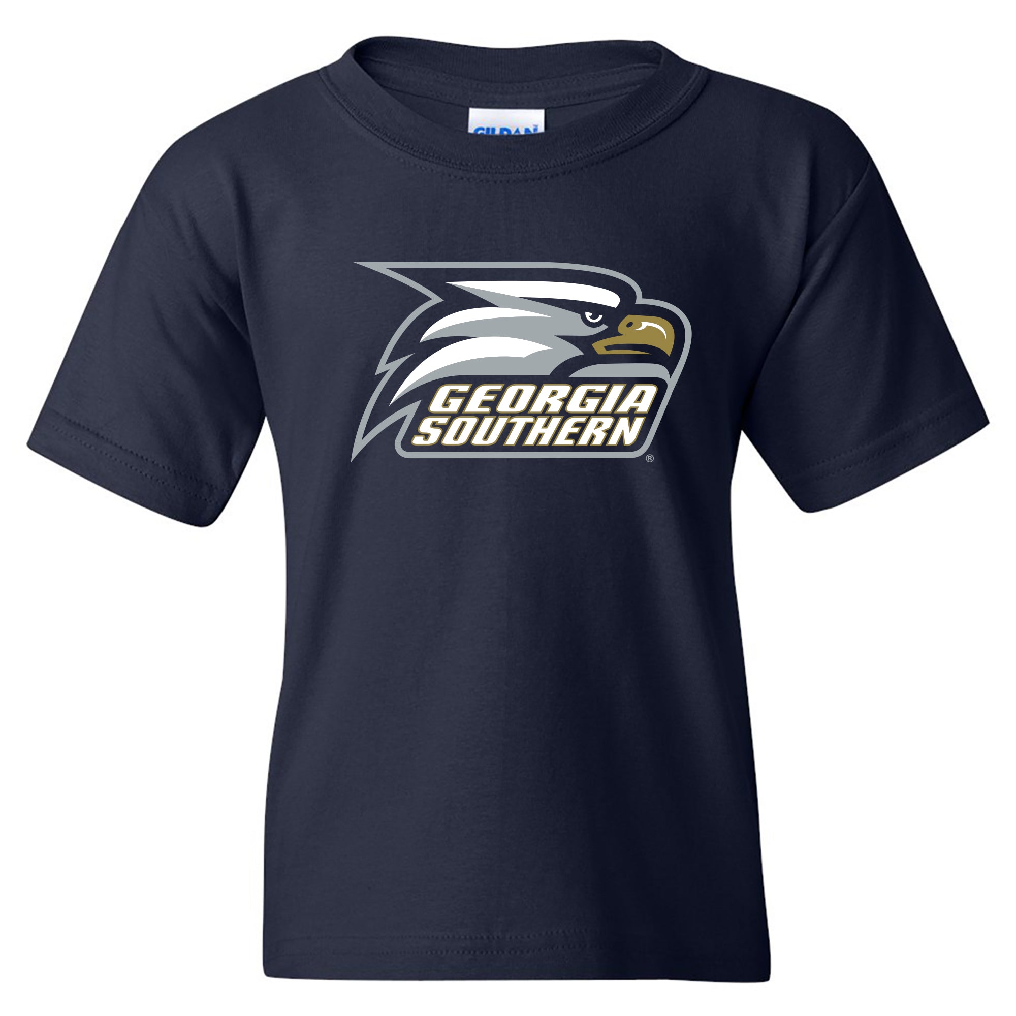 Girls Youth Blue Georgia Southern Eagles A-Line T-Shirt