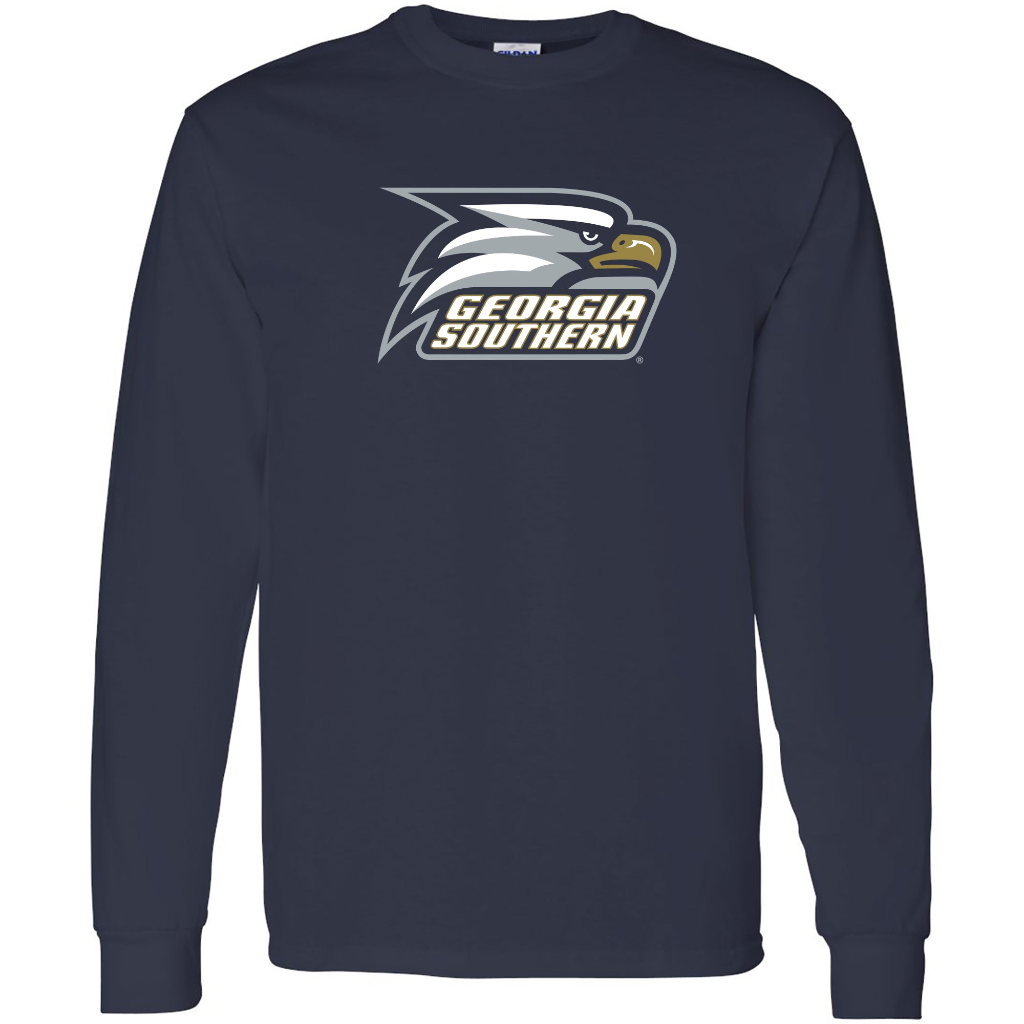 GEORGIA SOUTHERN EAGLES INTERCEPTION COLOR WAVE CREW NECK T-SHIRT