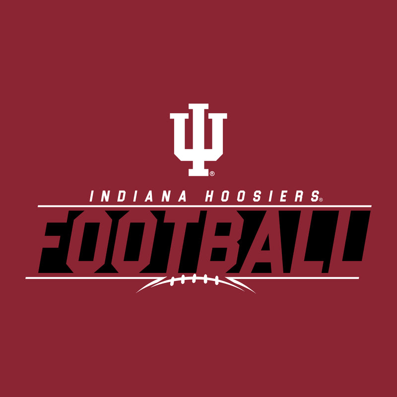 Indiana University Hoosiers Football Charge Hoodie - Cardinal