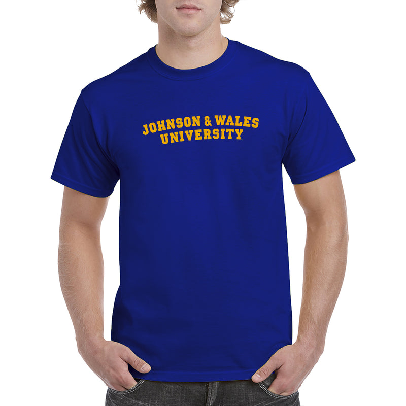Johnson & Wales University Wildcats Basic Block Short Sleeve T Shirt - Cobalt