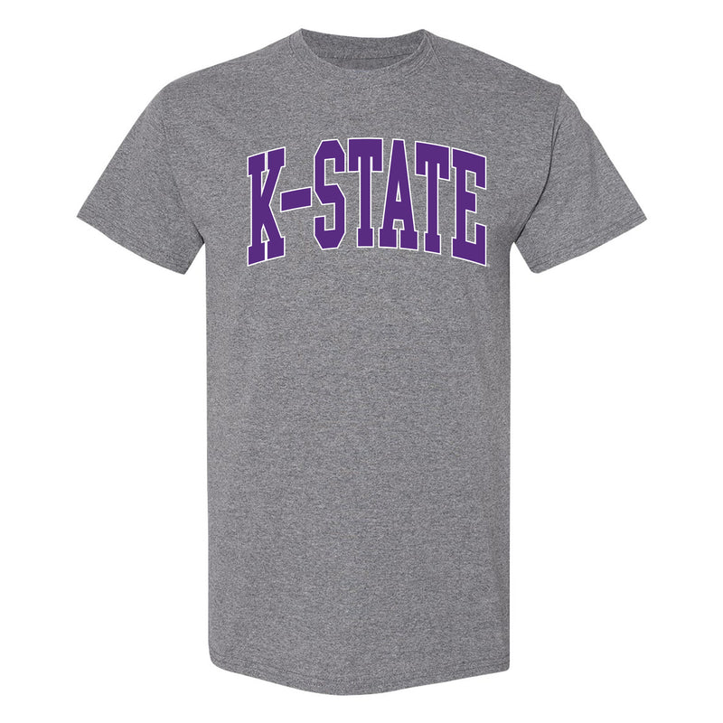 Kansas State Wildcats Mega Arch T-Shirt - Graphite Heather