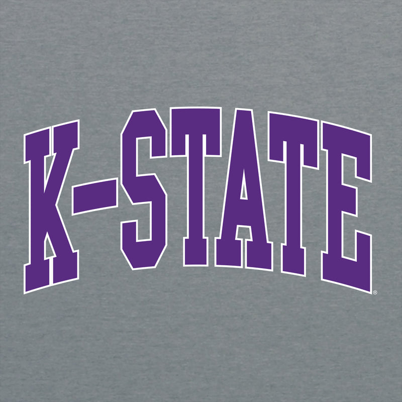 Kansas State Wildcats Mega Arch T-Shirt - Graphite Heather
