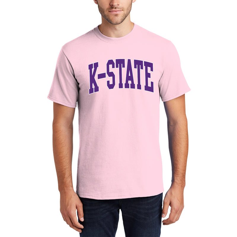 Kansas State Wildcats Mega Arch T-Shirt - Light Pink