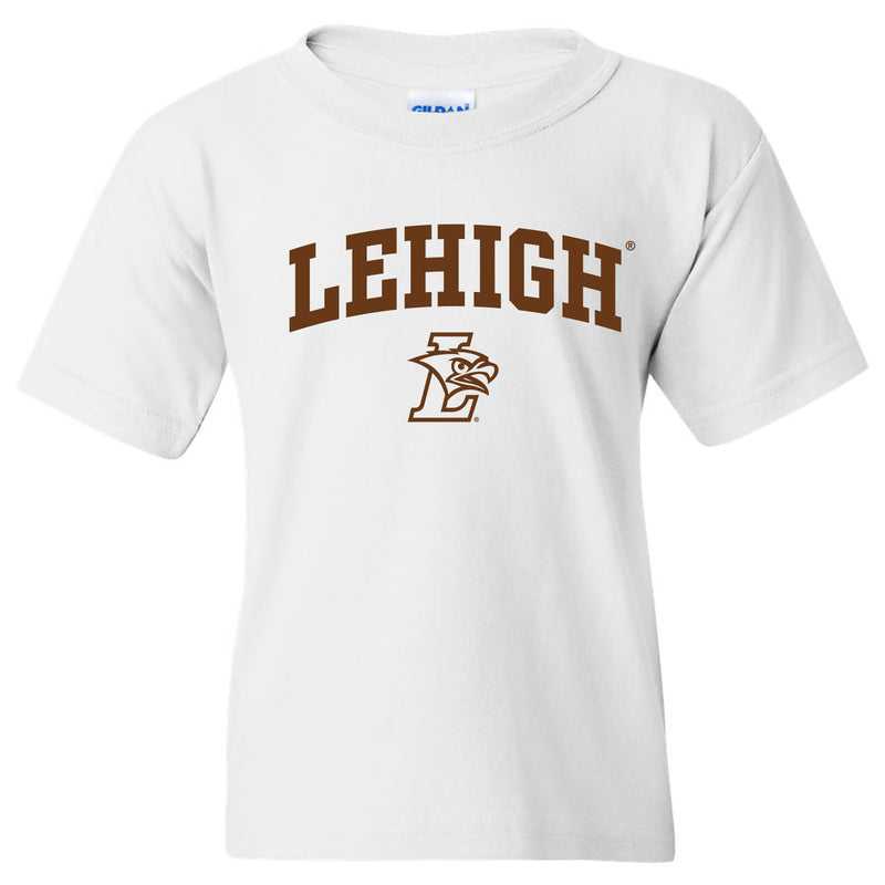 Lehigh University Mountain Hawks Arch Logo Youth T-Shirt - White