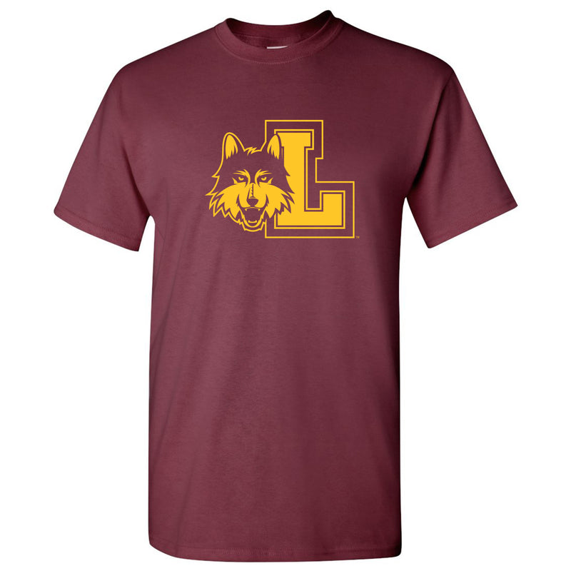Loyola University Chicago Rambler Logo Short Sleeve T Shirt - Maroon