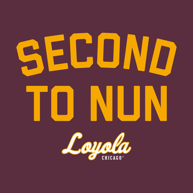 Loyola University Chicago Ramblers Second to Nun Sister Jean Short Sleeve T Shirt - Maroon