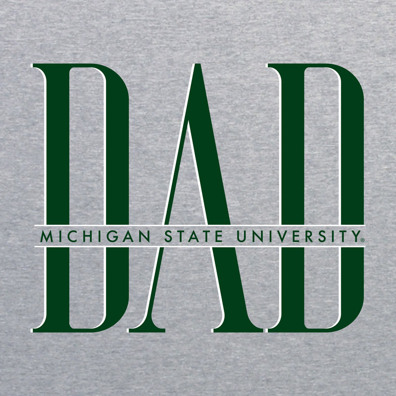 MSU Classic Dad T-Shirt - Sport Grey