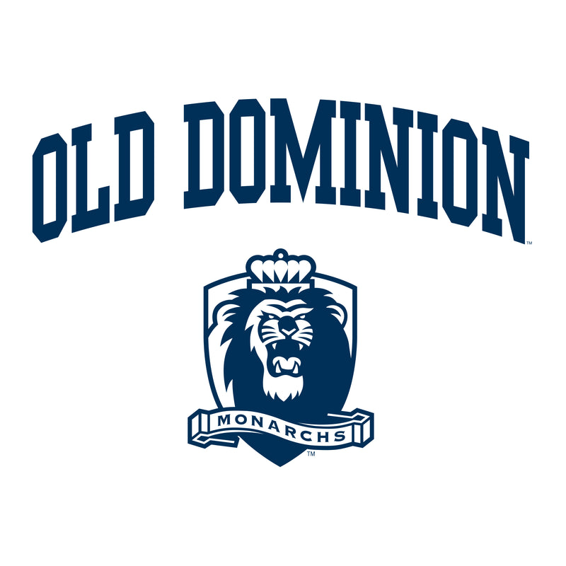Old Dominion University Monarchs Arch Logo Short Sleeve T Shirt - White
