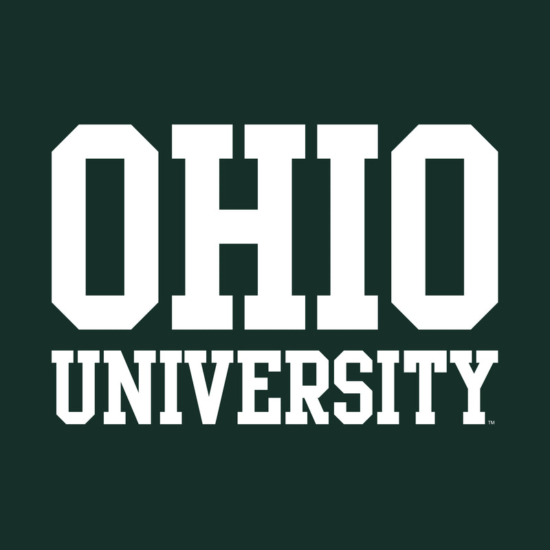 Ohio University Bobcats Basic Block Youth T Shirt - Forest