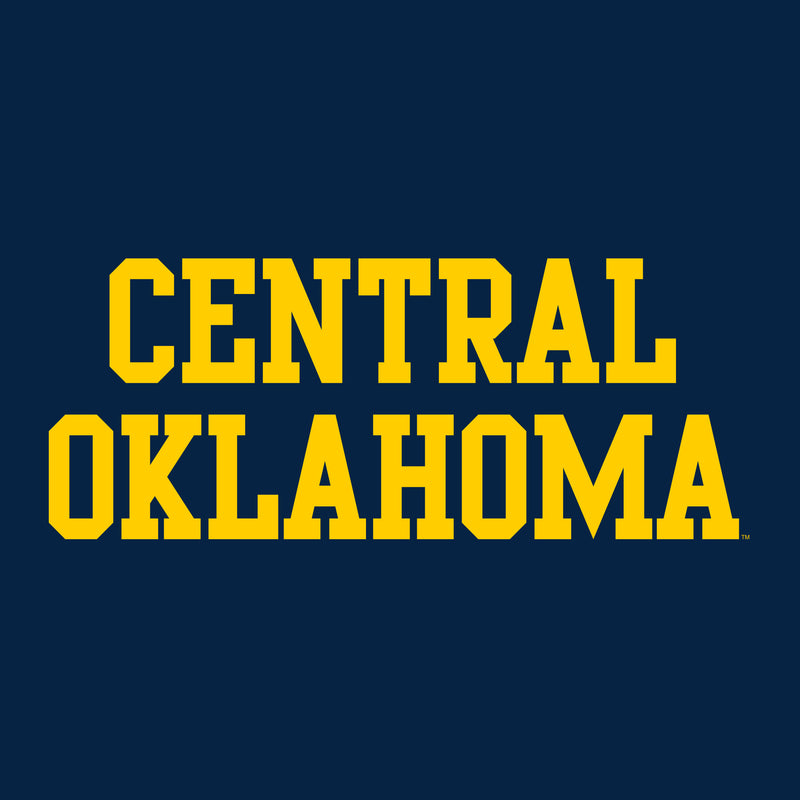 Central Oklahoma University Bronchos Basic Block Long Sleeve T-Shirt - Navy