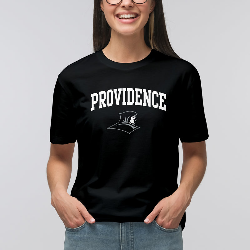 Providence College Friars Arch Logo Short Sleeve T-Shirt - Black
