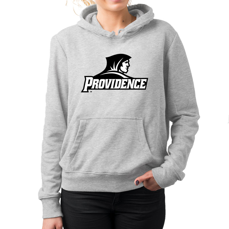 Providence College Friars Primary Logo Hoodie - Sport Grey