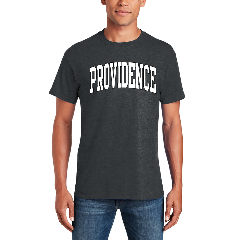 Providence Friars Mega Arch T-Shirt - Dark Heather