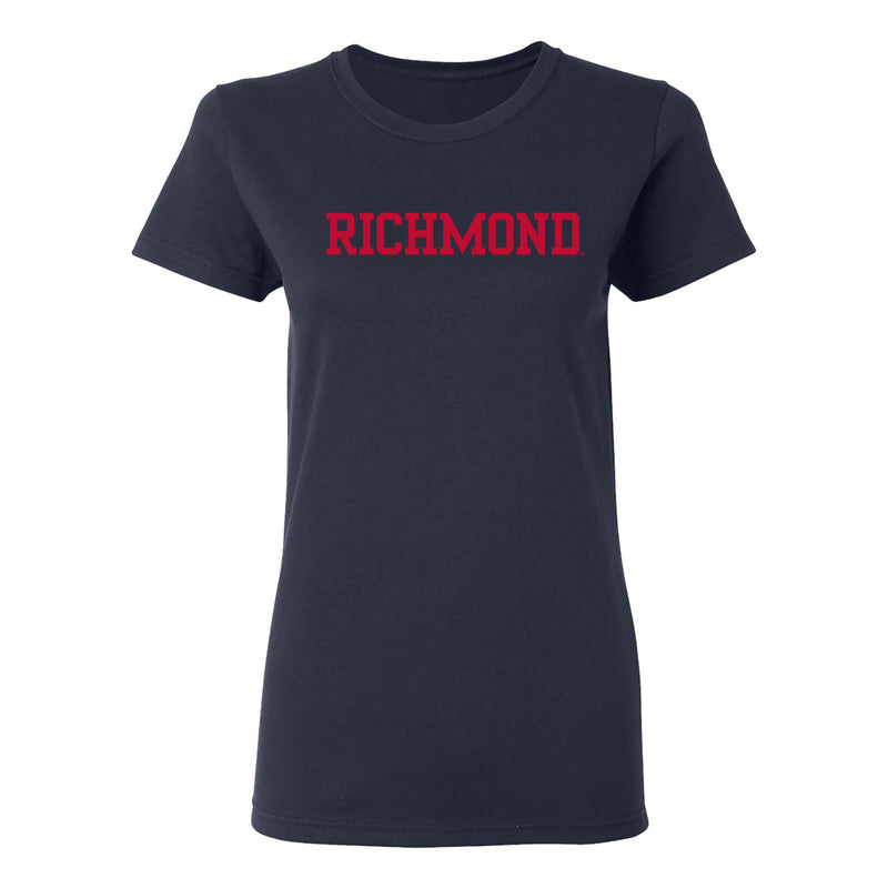 Richmond Spiders Basic Block Womens T Shirt - Navy