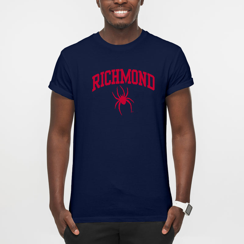 Richmond Spiders Arch Logo T Shirt - Navy