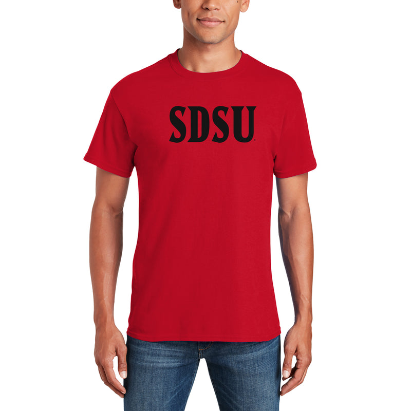 San Diego State Aztecs Basic Block T Shirt - Red