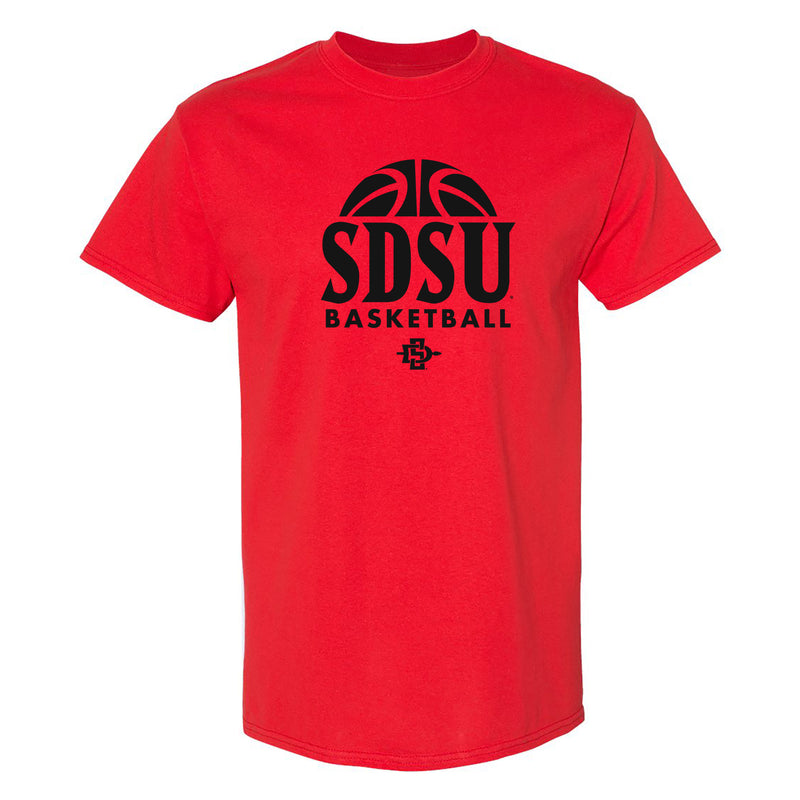 San Diego State Aztecs Basketball Hype T Shirt - Red